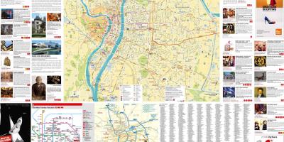 Lyon hartë të qytetit