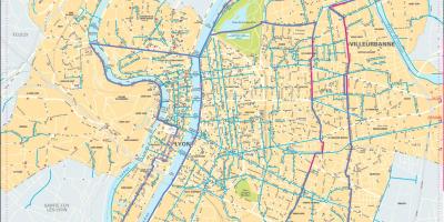Harta e Lyon biçikletë
