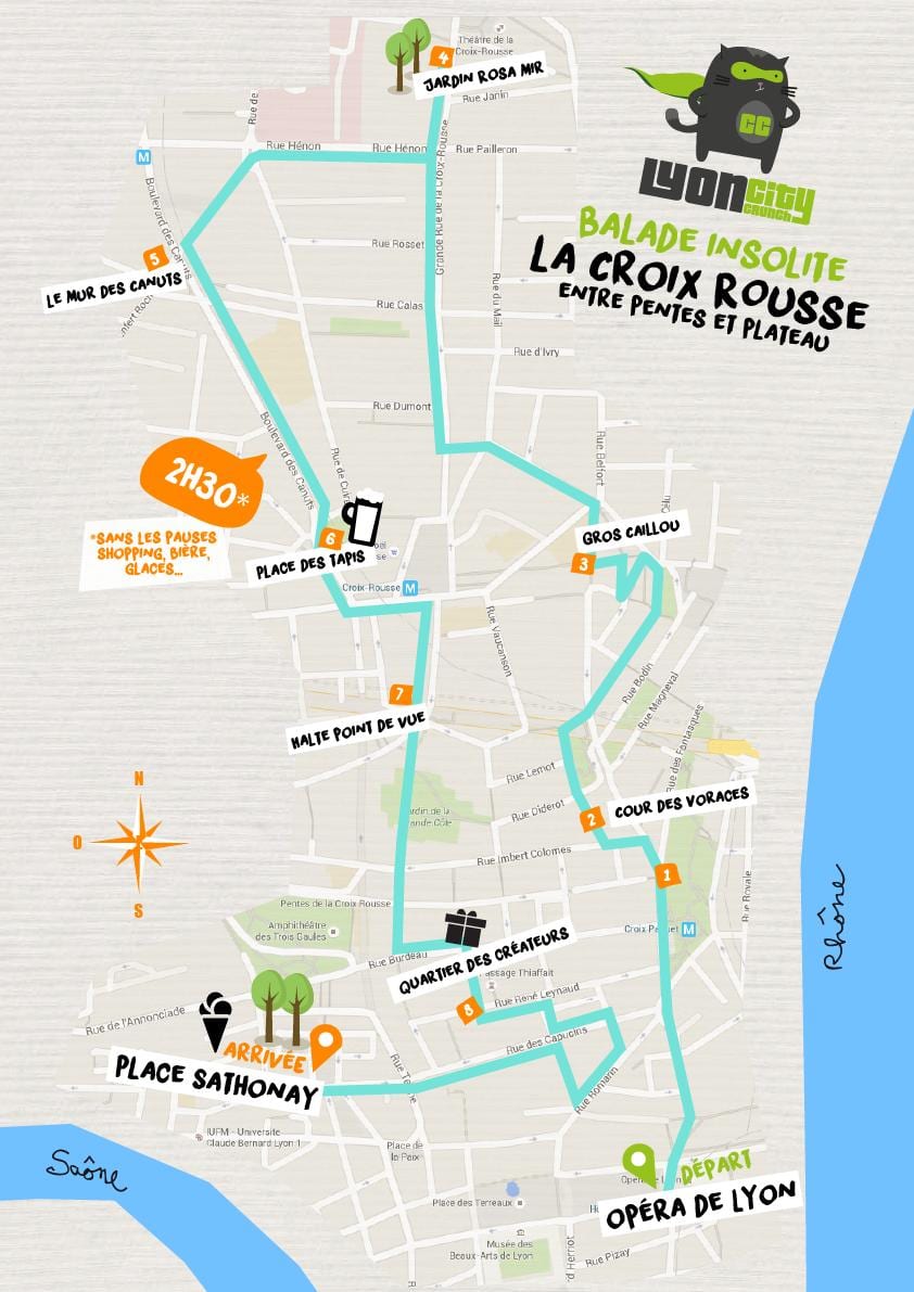 harta e croix rousse Lyon