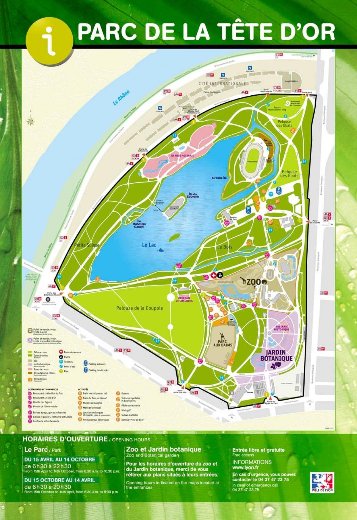 harta e Lyon park