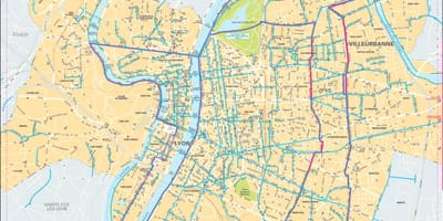 Harta e Lyon biçikletë